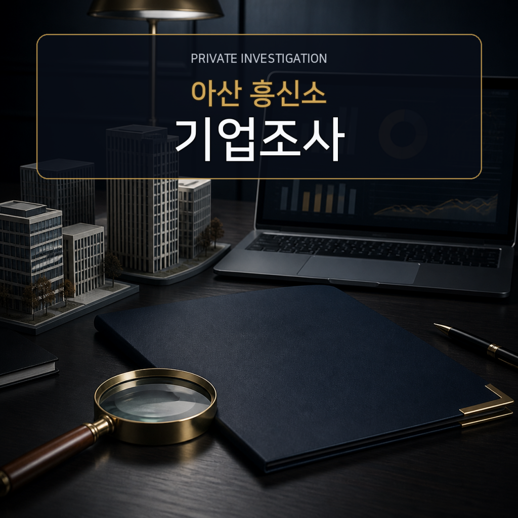 아산 기업·거래처 조사 전문 흥신소